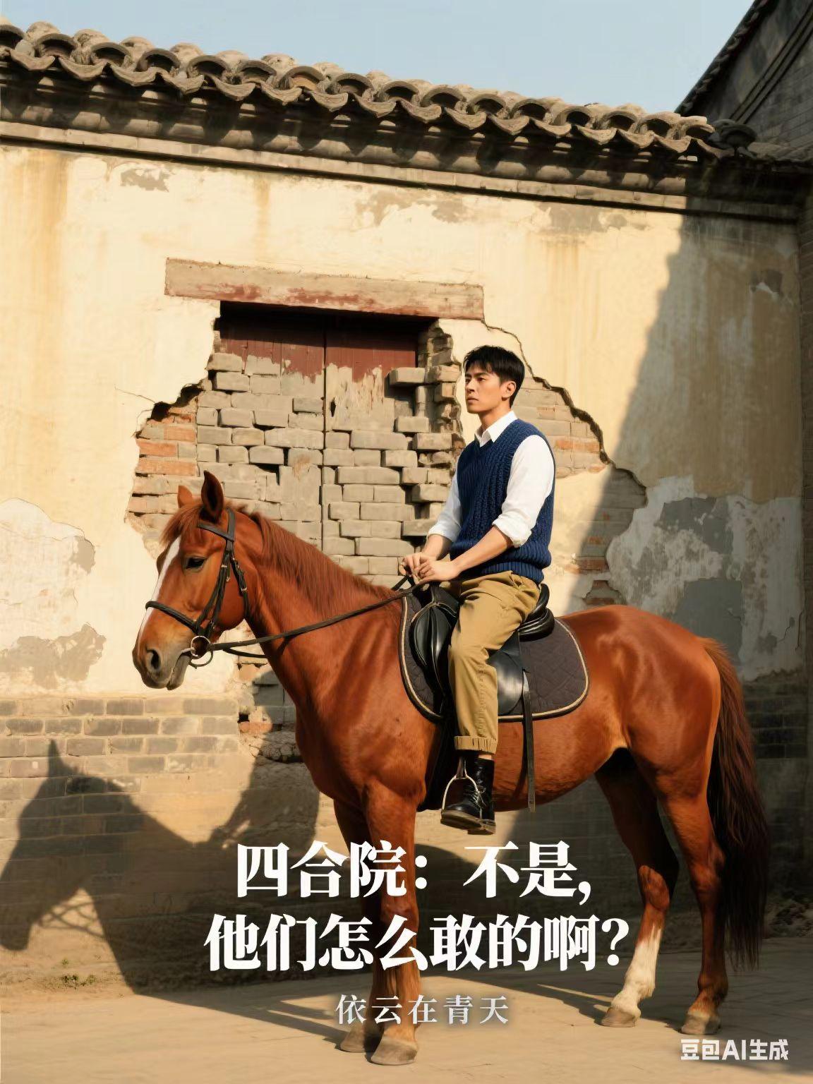 四合院不是他们怎么敢的啊